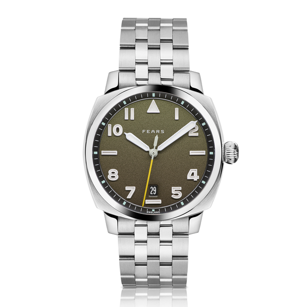 ホクタン retro classics TRAVEL M ロイヤルエールフォルス Fears Brunswick 40 Filton 'Squadron Green' – Fears Watch Company