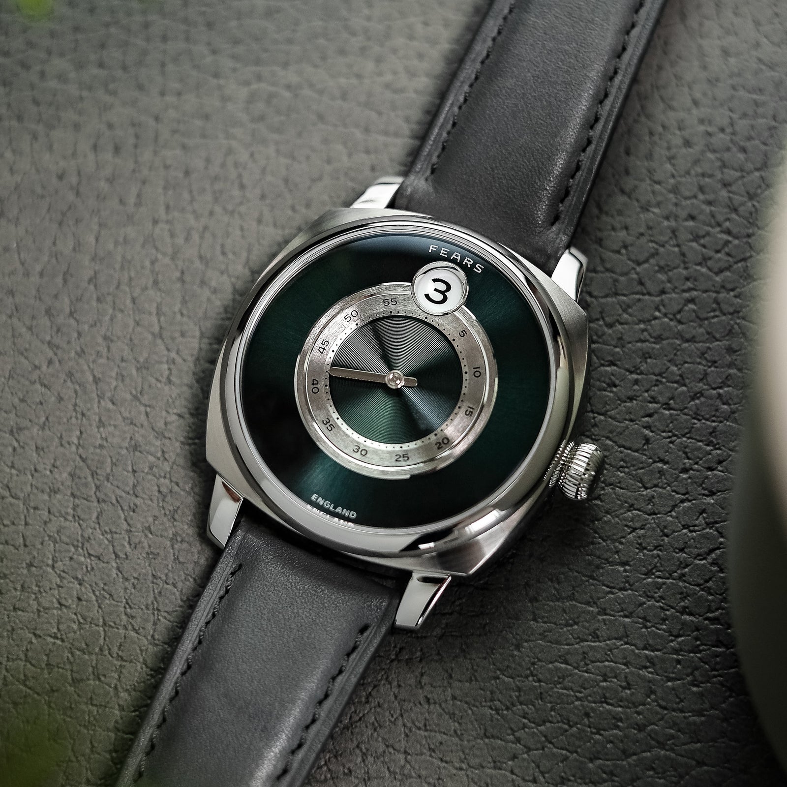 Fears Brunswick 40.5 Jump Hour Mallard Green 'Boutique Edition