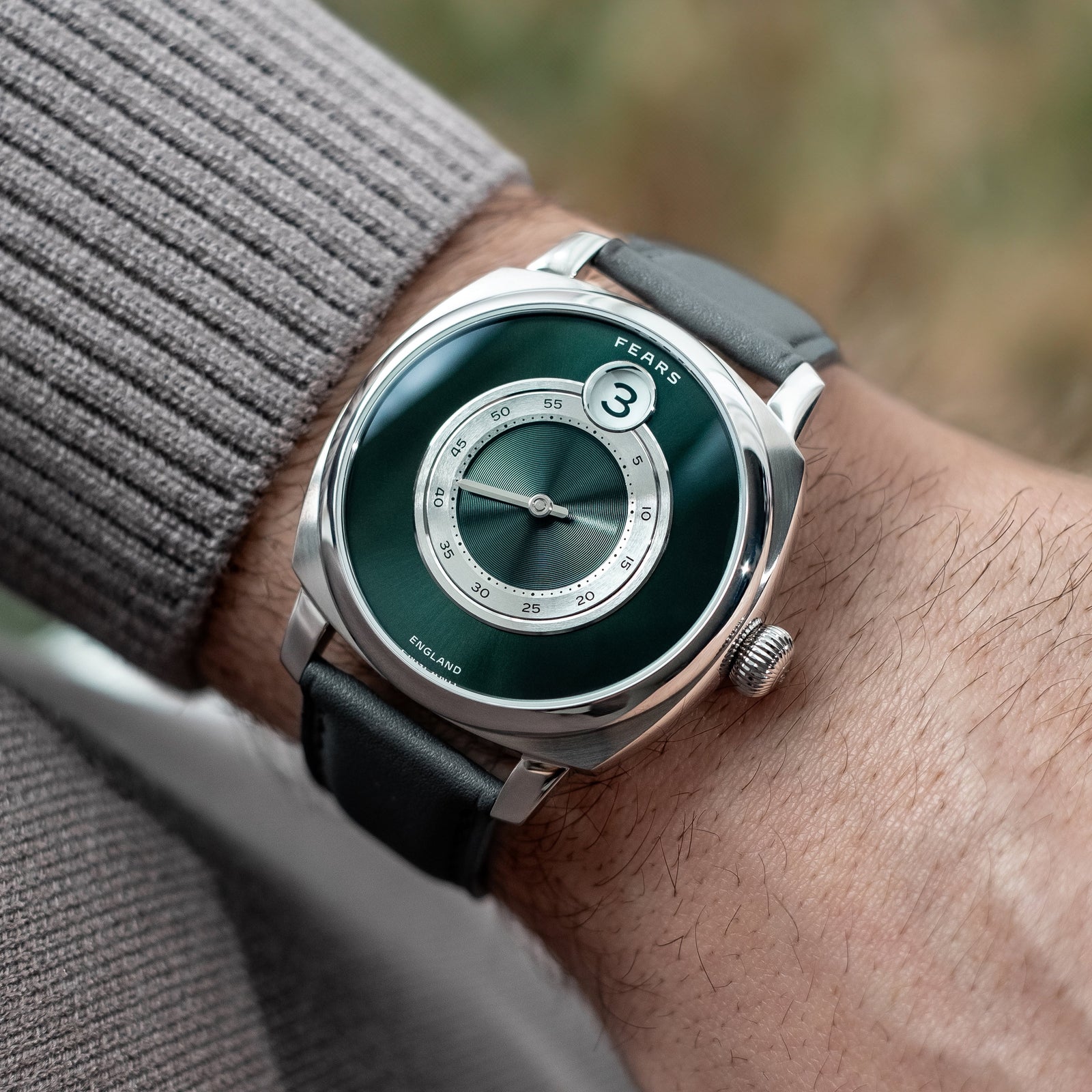 Fears Brunswick 40.5 Jump Hour Mallard Green 'Boutique Edition