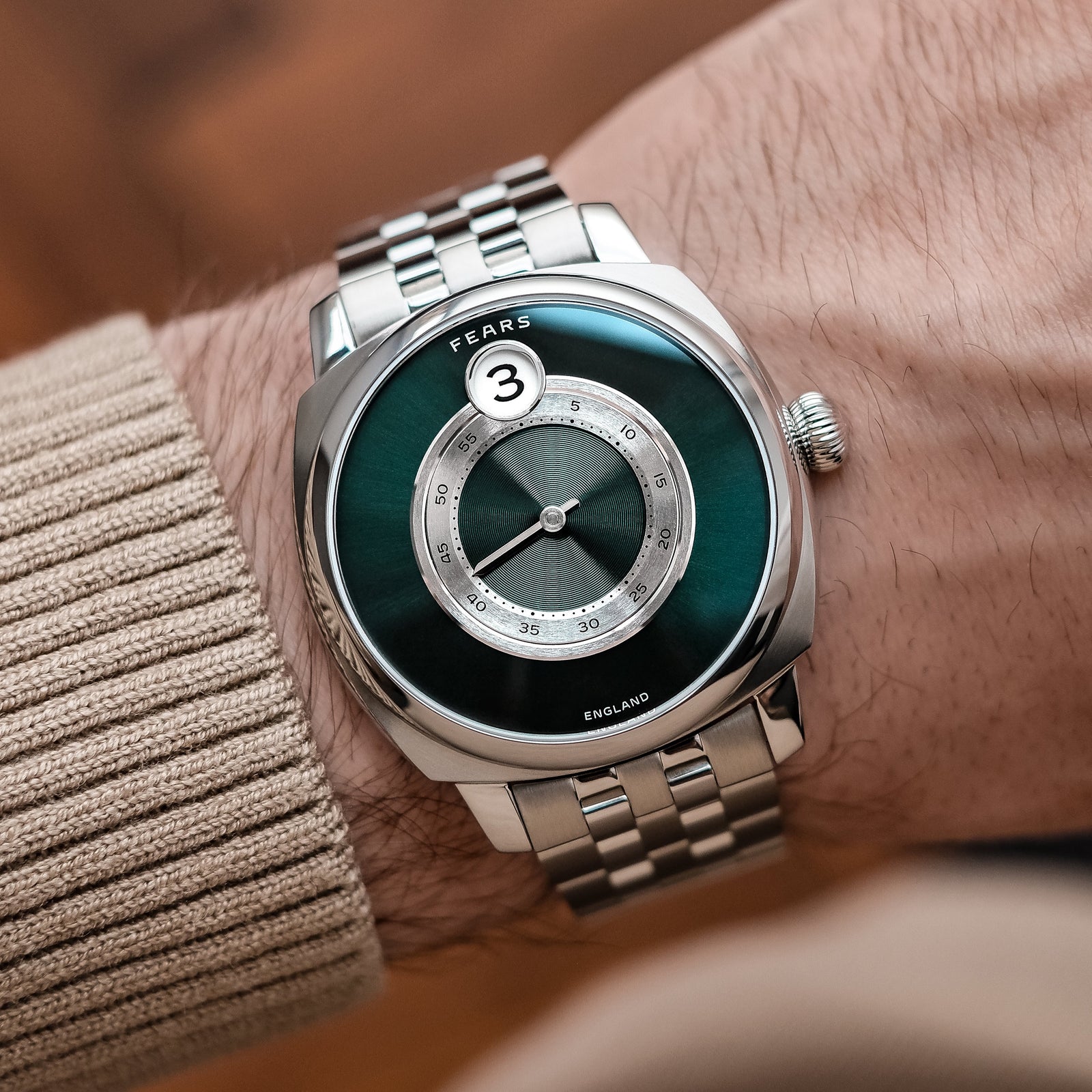 Fears Brunswick 40.5 Jump Hour Mallard Green 'Boutique Edition